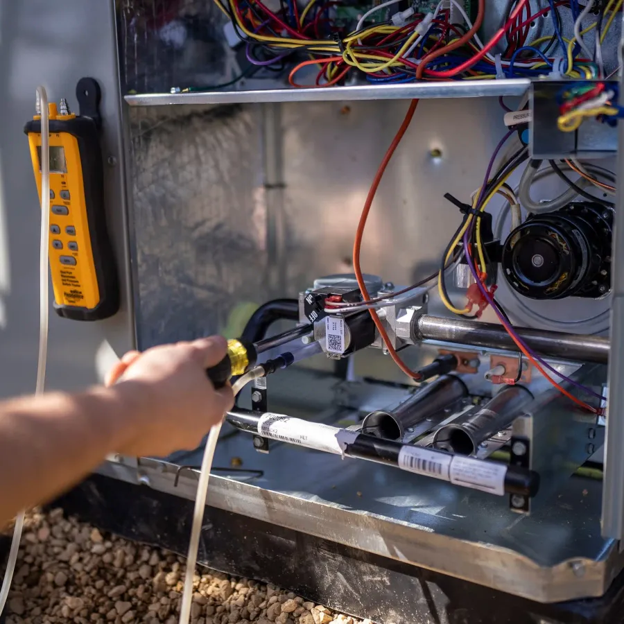 Heating system repair